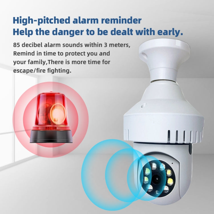 DP36 1080P Smoke Alarm Bulb WiFi Camera, Support IR Night Vision / Motion Detection / Two-way Voice, DP36 DP36 1080P Smoke Alarm Bulb WiFi Camera, Support IR Night Vision / Motion Detection / Two-way Voice, DP36